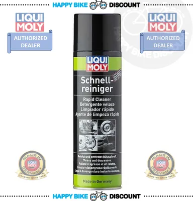 Liqui Moly Universal Rapid Cleaner Automotive Parts and Brake Cleaner Bicycle Bike Chain Degreaser Spray Bundle 500ml