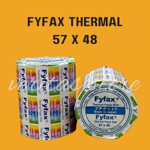 Kertas Thermal EDC ukuran 57 x 48 Register Paper Roll Struk Kasir FyFax Made in Japan