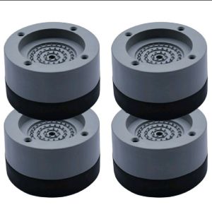 Bộ 4 chân chống rung chân đỡ đa năng Chống rung máy giặt kiểu mới Tăng giảm chiều cao đế cao su