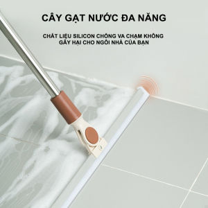 [BÁN CHẠY] Chổi Gạt Nước Thông Minh Xoay 180 Độ Cây Gạt Nước Sàn Nhà Tắm Lưỡi Silicion Mềm Dẻo
