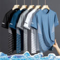 ASRV เสื้อยืดผู้ชาย เสื้อผ้าผู้ชาย t shirt for men เสื้อยืดแขนแขนสั้นคอกลมสำหรับผู้ชาย,เสื้อยืดกีฬาแขนสั้นแห้งเร็วระบายอากาศได้ดีเข้ารูปพอดี. 