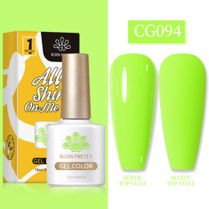 BORN PRETTY 10ml Neon Gel Polish Nail UV Gel Polish Colors Green Yellow Color Nail Art Gel Polish Soak Off Gel Varnish Semi Permanent Gel