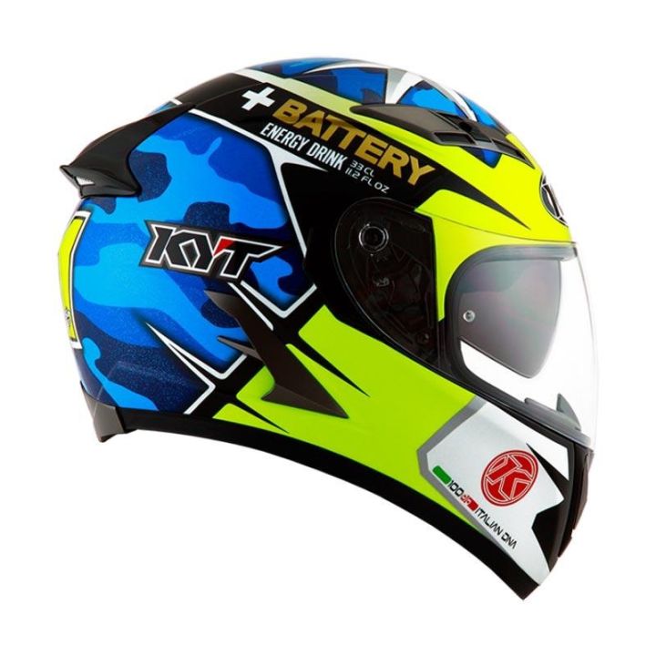 Helm KYT Vendetta 2 Aleix Espargaro Helm Full Face Blue Lazada