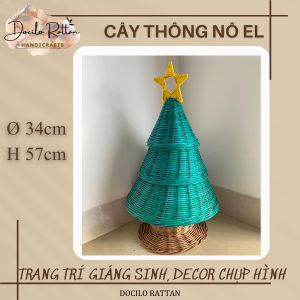CÂY THÔNG BẰNG MÂY TRANG TRÍ GIÁNG SINH PHỤ KIỆN CHỤP HÌNH DECOR ĐÓNG KỊCH
