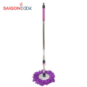 Cây lau nhà T09 PLUS Saigoncook chất liệu inox cao cấp dùng được với tất cả các bộ lau nhà xoay 360 độ