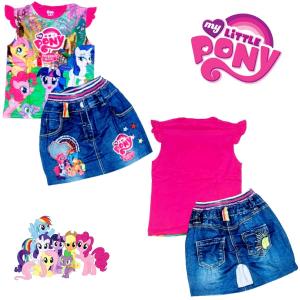 SETELAN ANAK PEREMOUAN IMPORT MURAH TSHIRT DAN SKORT CELANA ROK COTTON PRINTING (BUKAN JEANS)