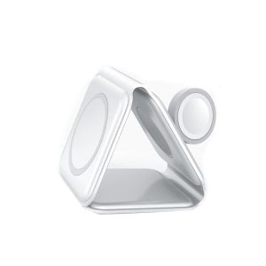 15W Magnetic Wireless Charger for Iphone 14 15 Pro Max 13 12 Mini Plus Apple Watch Airpods Pro Portable Foldable Fast Charging Dock