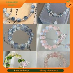 ❣️❣️❣️ Light Luxury Sweet Tassel Bracelet For Women Girls Fashion Fantasy Beaded Elastic Rope Bracelet Jewelry Accessories Gifts