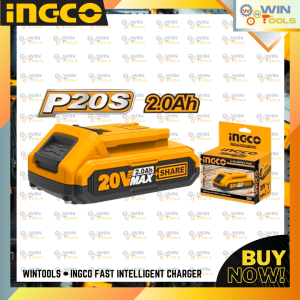 INGCO FAST INTELLIGENT CHARGER 2A P20V - FBLI20011