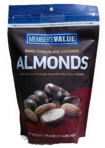 Original Members Value Dark And Milk Chocolate Covered Almonds And Raisins 500g