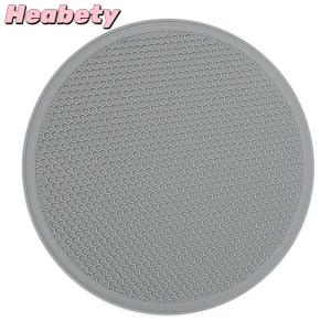 Heabety Large Silicone Mat Coaster Heat Resistant Placemat Honeycomb Nonslip Pot Holder Table Mat Round Cup Mat Kitchen Accessories
