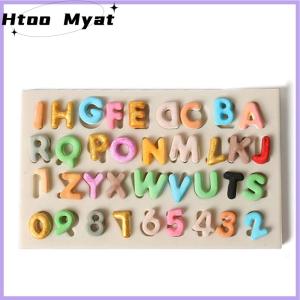 tantuoye Silicone chữ số fondant bánh khuôn DIY Sugarcraft sô cô la Baking trang trí nội thất