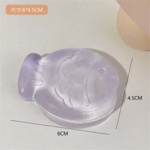 COVIEEZB Quà Tặng trẻ em Mini Trong suốt Cá Đồ chơi giảm căng thẳng Véo tay Khối đá Mochi Mini Đồ chơi bóng áp lực Băng Mochi mini chân mèo Đồ chơi bóp