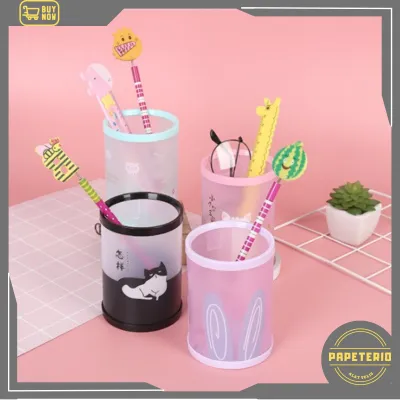 Tempat Alat Tulis Tabung / Desk Organizer Motif Lucu AT0021