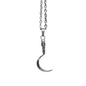 Elegant Necklace Gothic Religious Necklace Scythe Pendant Necklace Neck Stylish Present for Man Women
