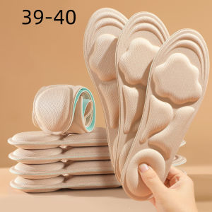 Okdeals 5 đôi thoáng khí Bộ nhớ bọt Giày duy nhất thấm mồ hôi chăm sóc bàn chân 5D đế thể thao massage chỉnh hình insolel