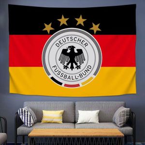 Hantar dari gudang tempatan2026 World Cup backdrop fabric with football stars for decorating rooms and bedrooms