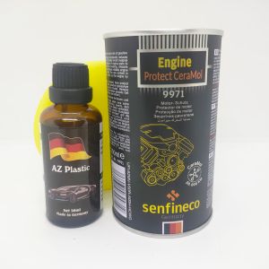 GIẢM ỒN VÀ GIẢM RUNG ĐỘNG CƠ Ô TÔ LÀ HIỆU QUẢ CỦA SẢN PHẨM SENFINECO 9971 300ml and AZ PLASTIC 50ML (Senfineco 9971 Engine Protect Ceramol 300ml and Az plastic 50ml)
