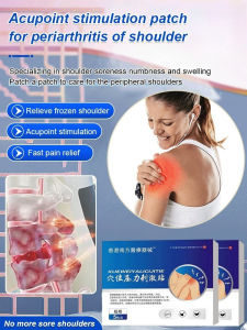 Shoulder Pain Relief Acupressure Stickers/Office Workers & Athletes Use/Non-medicated Shoulder Patch For Muscle Relaxation/For Adults Men Women Home Gym