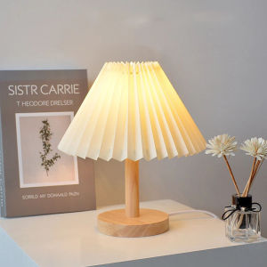 Lampu tidur Lampu malam meja cahaya Lampu kamar tidur Lampu garis bayangan Lampu panas modern yang cerah untuk ruang tidur kantor rumah