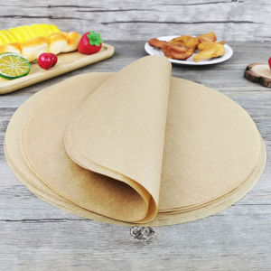 HUNIU Heat Resistant Round Pastry Barbecue Grill Cookie Parchment Paper Baking Sheet Cooking Tool Oil paper