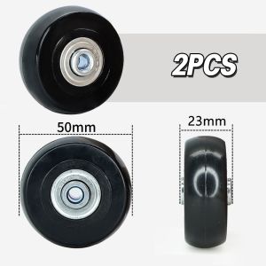2/4pcs Roda Koper Pengganti Karet Luggage Replacement Wheel 45 50mm / Roda Putar 360 / Luggage Replacement Wheel Roda Koper Travel Polo Viber