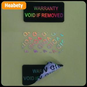 【2-3 days delivery】 100Pcs Warranty Protection Sticker Security Seal Brittle Paper Tamper Proof Warranty Void Label Stickers Adhesive Label Guanante