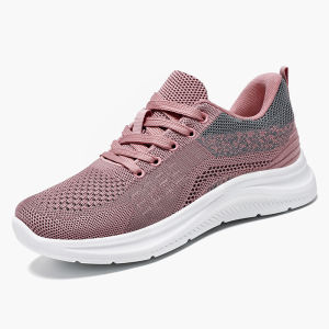 Free Shipping WomenS Spring New Collection: Lightweight Breathable And Comfortable Knit Sneakers Casual Athletic Shoes And Running Shoes