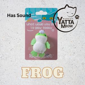 BOBOCAT Mainan Kucing Bird/Chick/Frog Shape Cat Toy with Sound when Touch 发声小鸟猫玩具