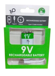 USB Type C Rechargeable Battery 1.5V Lithium Li-ion AA AAA 9V SMARTOOOLS