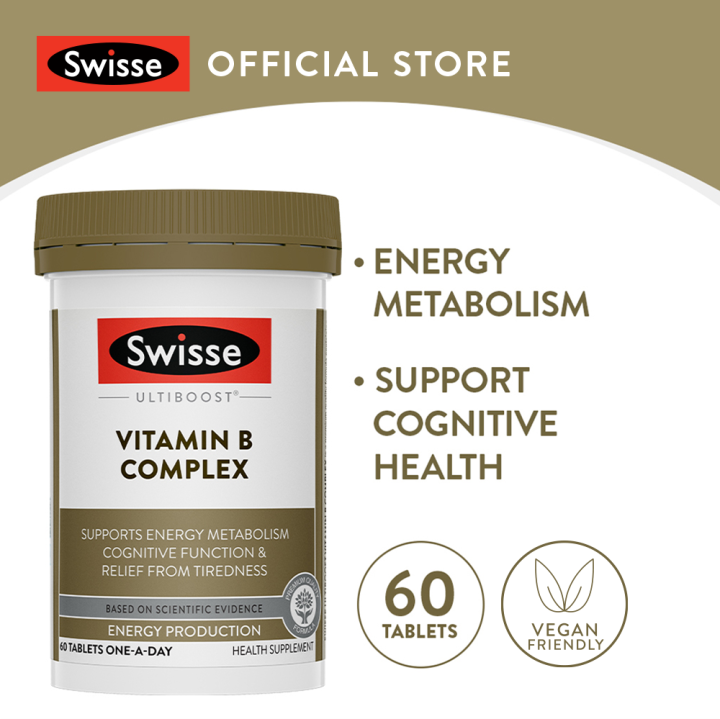 Swisse Ultiboost Vitamin B Complex 60 Tabs | Lazada Singapore