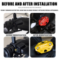 Motorcycle CNC NMAX155 Brake Fuel Cap Cover for YAMAHA AEROX155 V1 V2 V3 Fluid Reservoir. 