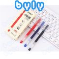 HỘP 12 Bút gel 0.5mm vỏ trong suốt mực siêu nhiều viết được 2000m Baoke | PC3808 - ByLy Store. 