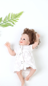 7inch Baby Girl Doll Life Like Reborns Toy Infant Girl Doll with Clothes Role Playing Game Toy Kids Favor Birthday Gift