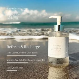 EVOKE Body Wash (300ml) - Coastal Journey | Kulit sensitif/Luka Kering