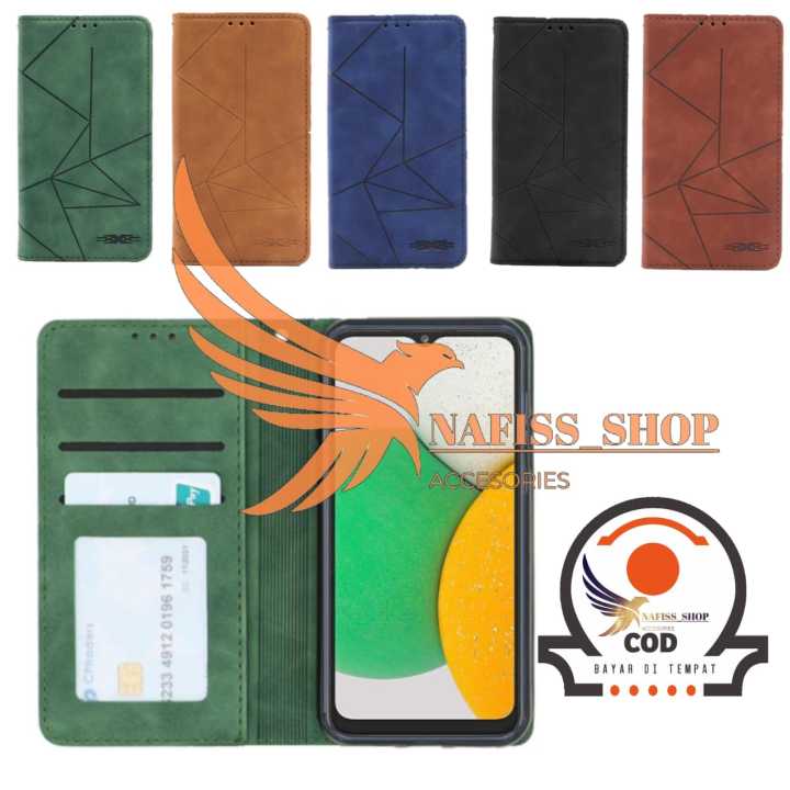 CASE HP UNTUK VIVO Y22 TERBARU FLIP LEATHER CASE WALLET CASING