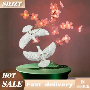 SDJZT 1PC Tình Bạn Chim bồ câu nhựa giáng sinh trang trí chim bồ câu giáng sinh cây trang trí món quà tốt nhất