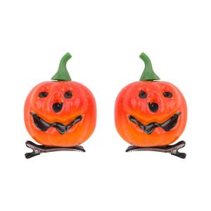 Halloween Hair Clips Creative Smiling Pumpkin Alligators Barrettes Pumpkin Hairpins Halloween Hair Accessories Gift
