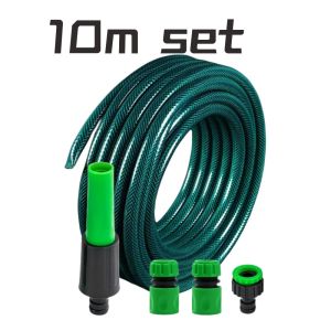 MOSIKEN Garden Hose Set 10-50M Garden Hose Wash Car Plastic Water Gun And Connector Cleaning