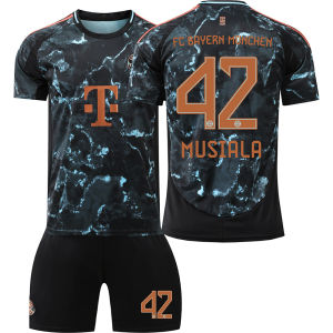 2425 Bayern Munich jersey 3 Kim Min-jae 9 Hao Kain 10 Sane 25 Muller Jersey Childrens Away Soccer Kit Set