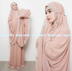 MUKENA CRINKLE URAGIRI / MUKENA KATUN MOTIF CRINCLE / MUKENA DEWASA