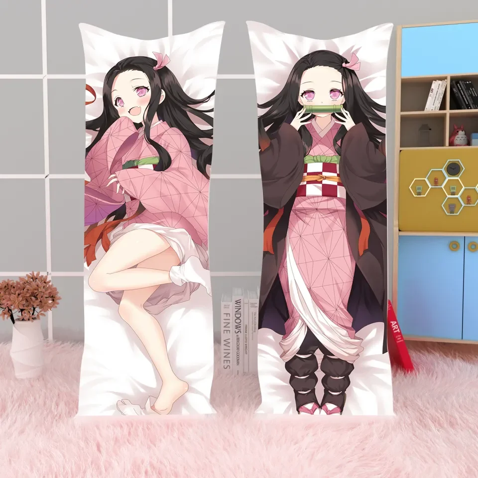 If customized contact us)Anime Demon Slayer Kamado Nezuko Dakimakura Pillowcase  Cushion Cover Hugging Body Pillow Case Game Otaku Pillow Cover(just |  Lazada PH