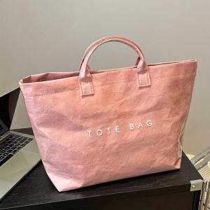 Tasbag Dupont Paper Handbag Commuter Large Capacity Kraft Paper Tote Bag