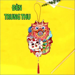 Đèn lồng Tết Trung Thu Có Đèn cho bé hình thú nhiều màu sắc Lồng đèn trung thu cho bé