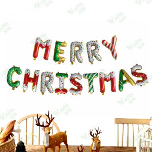 Yearn  Festive balloon ลูกโป่งฟอยล์ ลูกโป่งคริสต์มาส 130CM  ลูกโป่งปีใหม่ เครื่องประดับบอลลูน