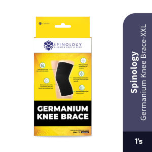 SPINOLOGY Germanium Knee Brace - XXL for Guard Lutut Knee Guard Support Knee Pad Lutut Support 护膝