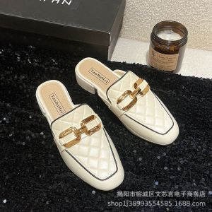 Free Shipping New Style Slip-On Sandals For Women Suitable For Spring And Autumn Low-Heeled Korean Fashion And Designed For Outdoor Wear