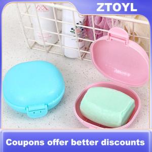 【ZTOYL】 Bathroom Dish Plate Case Home Shower Travel Hiking Holder Container Soap Box