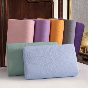 HJMG Waterproof Foam Pillow Case Cotton Soft Latex Pillowcase Universal Solid Color Pillow Cover Pillow Protector