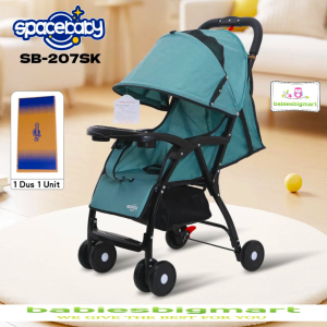 Stroller Spacebaby SB 207 Kereta Dorong New Born Original Kardus Bawaan Pabrik